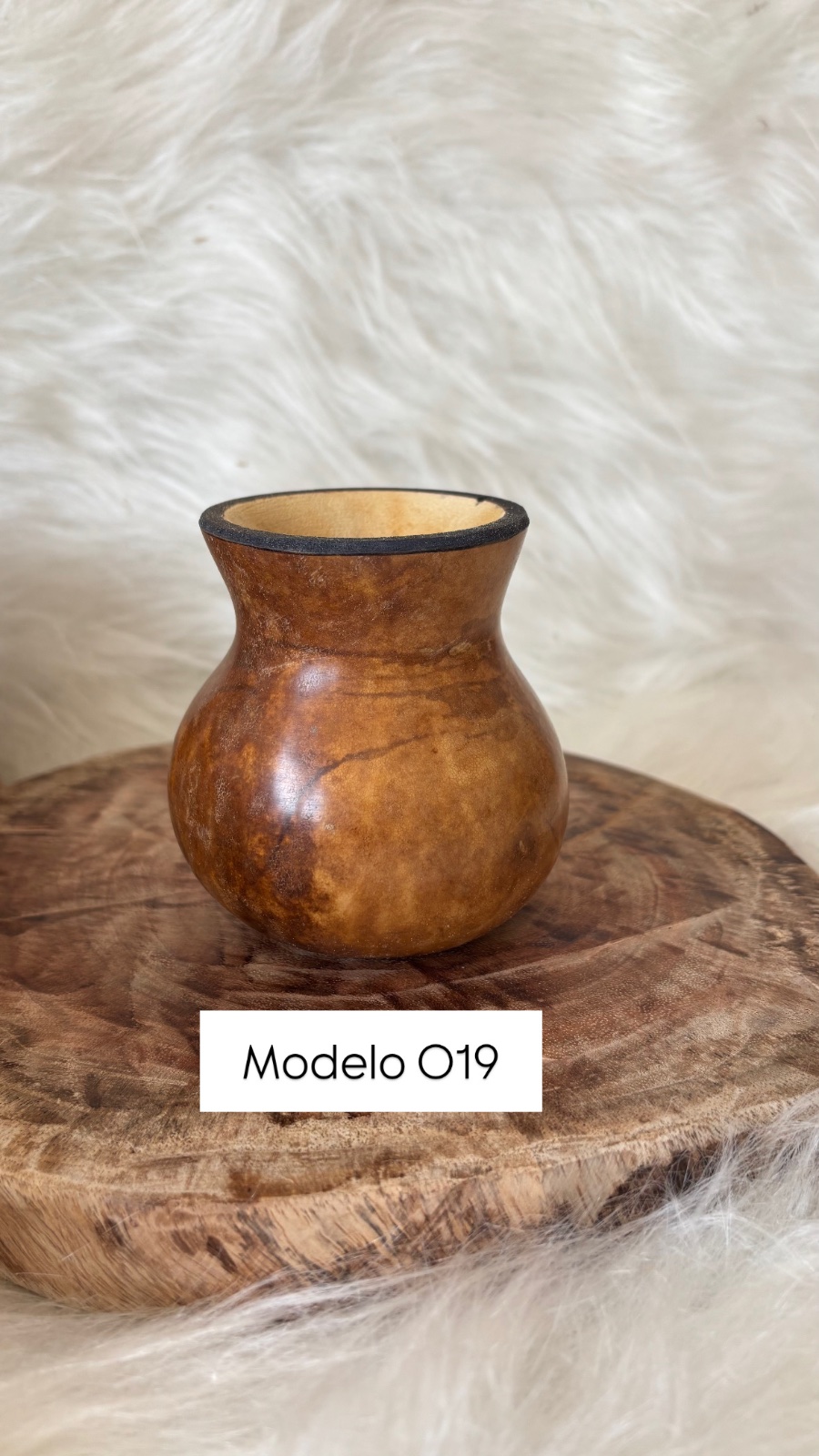 Cuia de Porongo Bago de Touro, Modelo 11