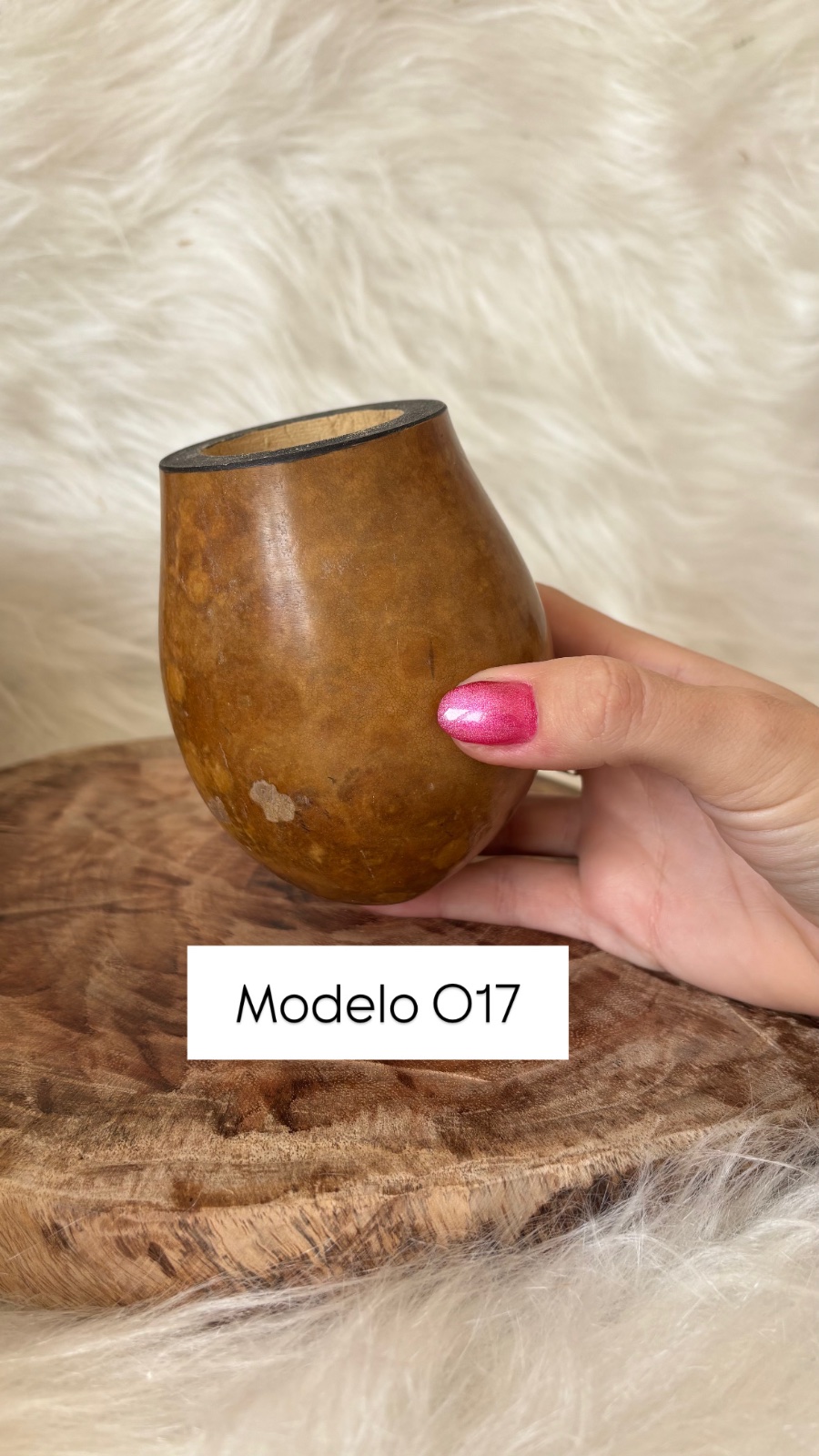 Cuia de Porongo Bago de Touro, Modelo 10