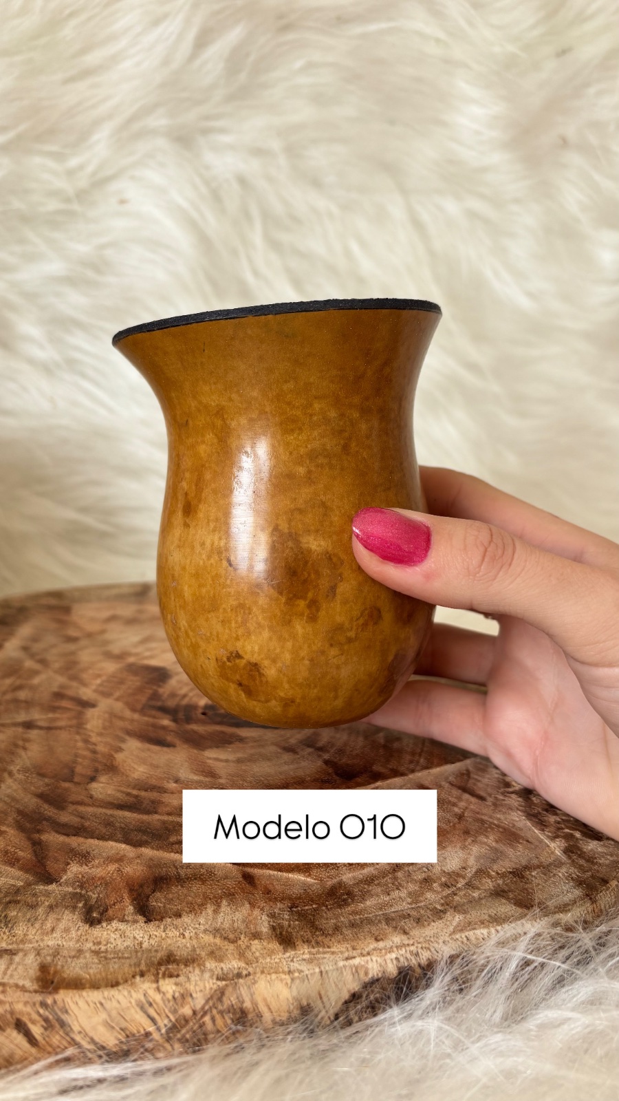 Cuia de Porongo Bago de Touro, Modelo 05
